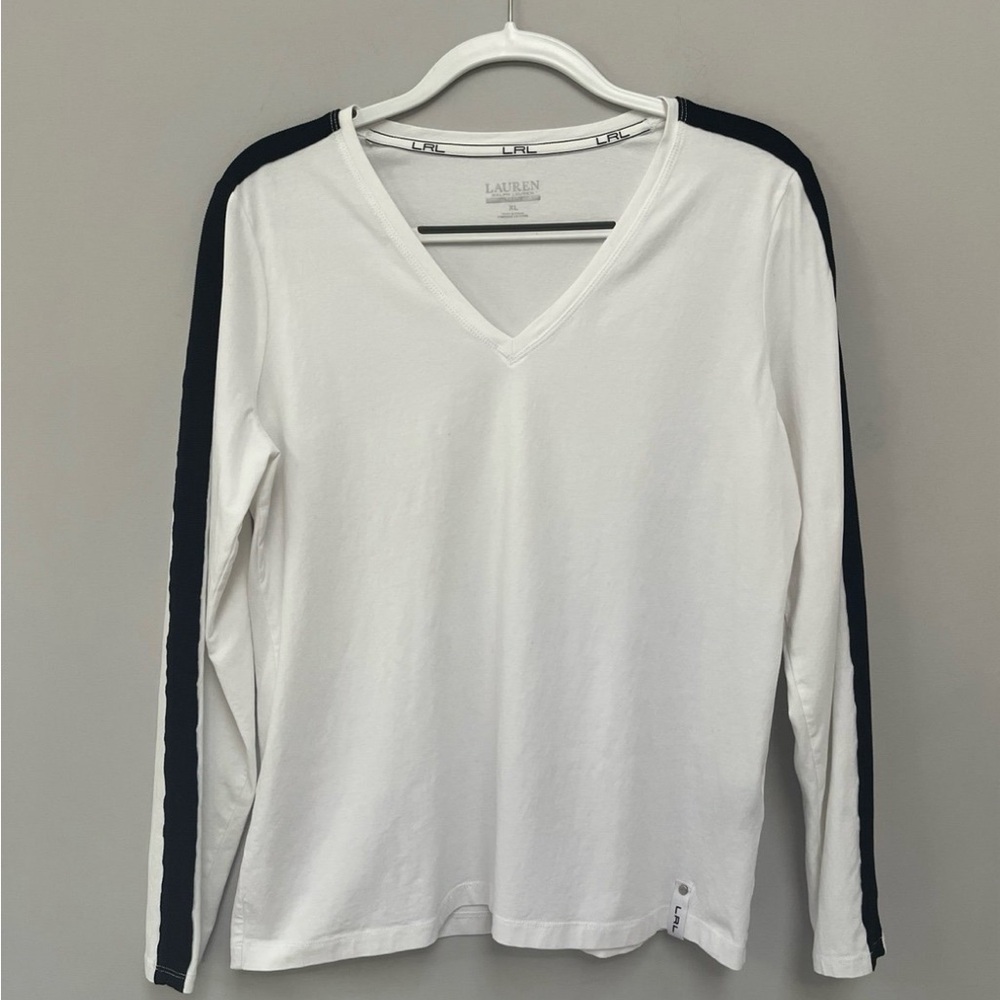 Ralph Lauren V-Neck Long Sleeve Tee XL